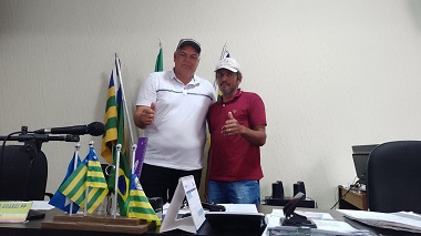 Visita do presidente da Associação Quilombola Castelo